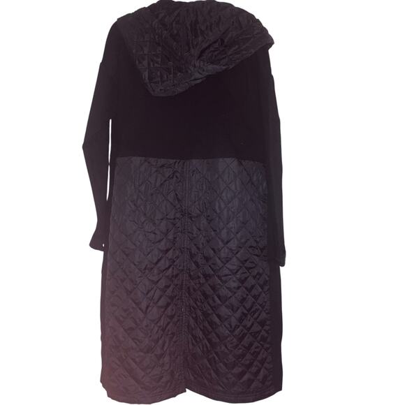 Joseph Ribkoff Black Quilted Open Cover-up Jacket-size 8 - Picture 5 of 15